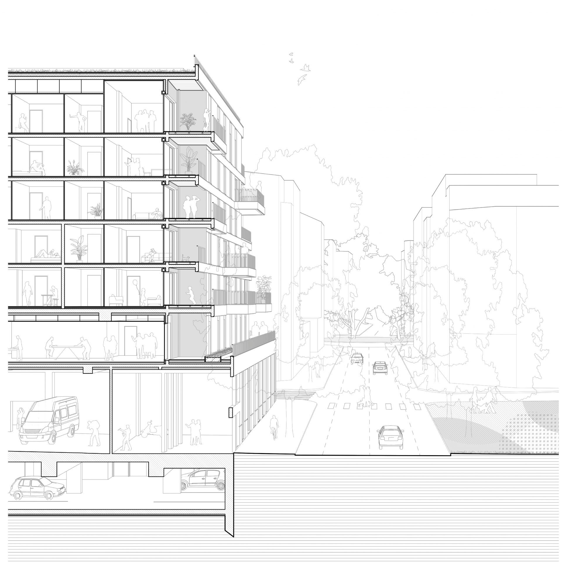 147 LOGEMENTS, COMMERCES ET BUREAUX, VILLEURBANNE-16
