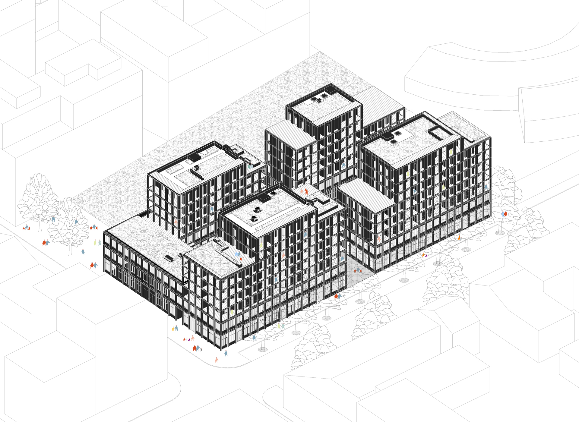 74 LOGEMENTS, BUREAUX ET CRÈCHE, LYON-1