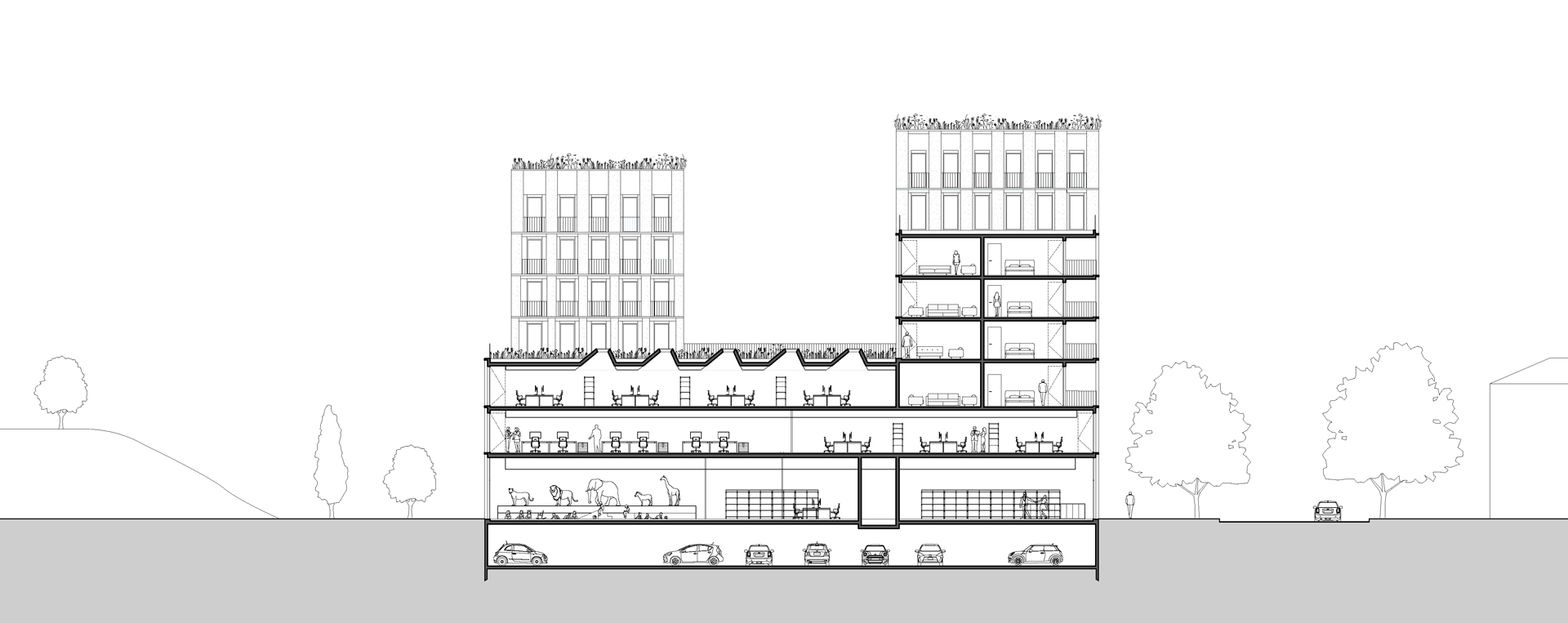 74 LOGEMENTS, BUREAUX ET CRÈCHE, LYON-2