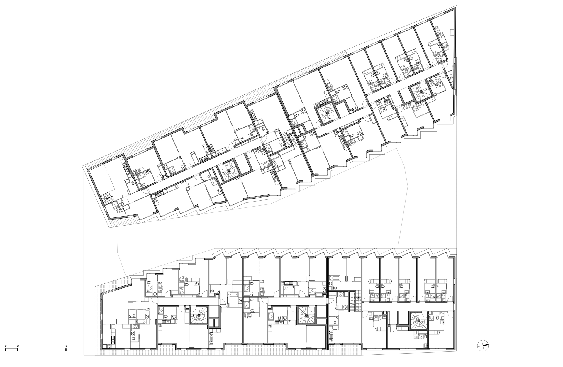 MUTATION D'UN ÎLOT, 338 LOGEMENTS, PARIS XIX-3